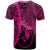 Yap Polynesian T Shirt Tribal Wave Tattoo Pink - Polynesian Pride