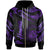 Hawaii Polynesian Zip Hoodie Polynesian Tattoo Purple Version Unisex Purple - Polynesian Pride