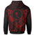 Chuuk Polynesian Custom Zip up Hoodie Chuuk Red Seal Camisole Hibiscus Style - Polynesian Pride