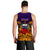 Samoa Men Tank Top - Hibiscus With Tribal - LT12 - Polynesian Pride