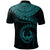 Pohnpei Polynesian Polo Micronesian Waves (Turquoise) - Polynesian Pride