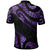 Chuuk Polo Shirt Polynesian Tattoo Purple Version - Polynesian Pride