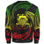 Tuvalu Polynesian Custom Personalised Sweater - Reggae Tribal Wave - Polynesian Pride