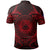 American Samoa Polynesian Polo Shirt Red Seal - Polynesian Pride