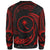 Chuuk Polynesian Custom Personalised Sweater - Red Tribal Wave - Polynesian Pride