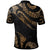 Guam Polo Shirt Polynesian Tattoo Gold Version - Polynesian Pride