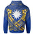 Nauru Custom Hoodie Nauru Flag Camisole Hibiscus Style - Polynesian Pride