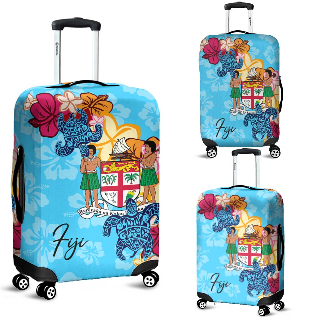 Fiji Luggage Covers - Tropical Style Blue - Polynesian Pride