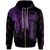 Polynesian Hawaii Zip up Hoodie Polynesian Wings (Purple) Unisex Purple - Polynesian Pride