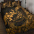 Polynesian Hawaii Quilt Bed Set - Polynesian Golden Humpback Whale Golden - Polynesian Pride