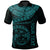 Fiji Polynesian Custom Polo Shirt Fiji Waves (Turquoise) Unisex Turquoise - Polynesian Pride