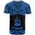 Vanuatu Polynesian Custom T Shirt Vanuatuan Pride Blue Version - Polynesian Pride