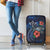 Kosrae Polynesian Luggage Cover - Blue Turtle Hibiscus - Polynesian Pride