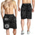 American Samoa Men's Short - Seal In Polynesian Tattoo Style ( Black) - Polynesian Pride