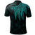 Polynesian Hawaii Custom Polo Shirt Polynesian Wings (Turquoise) - Polynesian Pride