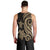 Pohnpei Men's Tank Top - Gold Tentacle Turtle - Polynesian Pride