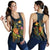 Papua New Guinea Polynesian Women's Racerback Tank - Legend of Papua New Guinea (Blue) - Polynesian Pride