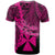 Wallis and Futuna Polynesian T Shirt Tribal Wave Tattoo Pink - Polynesian Pride