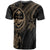 Guam Custom T Shirt Gold Turtle - Polynesian Pride