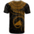 Tokelau Polynesian Custom T Shirt Tokelau Waves (Golden) - Polynesian Pride