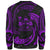 Fiji Polynesian Sweater - Purple Tribal Wave - Polynesian Pride