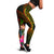 Wallis and Futuna Polynesian Women's Leggings - Hibiscus and Banana Leaves Reggae - Polynesian Pride