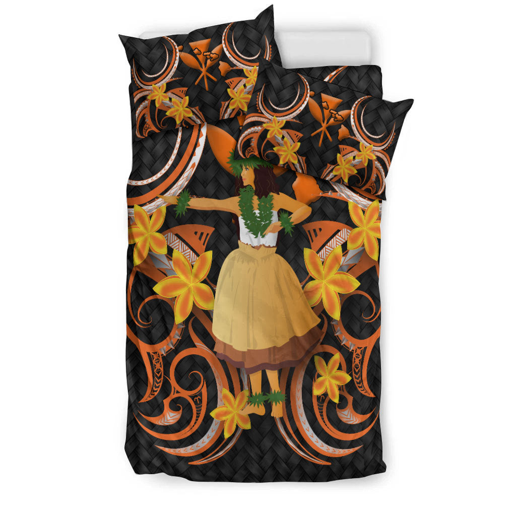 Hawaii Hula Girl Floral Bedding Set - LT12 - Polynesian Pride