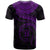 Niue Polynesian T Shirt Niue Waves (Purple) - Polynesian Pride