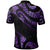 Tonga Polo Shirt Polynesian Tattoo Purple Version - Polynesian Pride