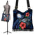 Marshall Islands Polynesian Boho Handbag - Blue Turtle Hibiscus - Polynesian Pride