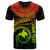Papua New Guinea Polynesian Custom T Shirt Papua New Guinea Waves (Reggae) Unisex Art - Polynesian Pride