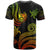 Kiribati Custom T Shirt Polynesian Turtle With Pattern Reggae - Polynesian Pride