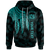 Polynesian Hawaii Custom Hoodie Polynesian Wings (Turquoise) Unisex Turquoise - Polynesian Pride