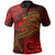 Samoa Polo Shirt Red Shark Polynesian Tattoo Unisex Red - Polynesian Pride