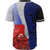 Wallis and Futuna Polynesian Baseball Shirt - Coat Of Arm With Hibiscus Blue - Polynesian Pride