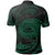 American Samoa Polynesian Polo Shirt Green Tribal Wave - Polynesian Pride