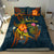 Cook Islands Polynesian Personalised Bedding Set - Legend of Cook Islands (Blue) Blue - Polynesian Pride