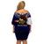 American Samoa Independence Anniversary Pride Off Shoulder Short Dress - LT12 - Polynesian Pride