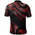 Papua New Guinea Polo Shirt Polynesian Tattoo Red Version - Polynesian Pride