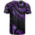 Yap Micronesia Custom T Shirt Polynesian Tattoo Purple Version - Polynesian Pride