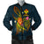 Wallis and Futuna Polynesian Men's Bomber Jacket - Legend of Wallis and Futuna (Blue) Blue - Polynesian Pride