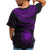 Nauru Polynesian T Shirt Nauru Waves (Purple) - Polynesian Pride