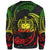 Samoa Polynesian Custom Personalised Sweater - Reggae Tribal Wave - Polynesian Pride