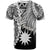 Nauru Polynesian Custom T Shirt Tribal Wave Tattoo White - Polynesian Pride