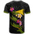 Tokelau Polynesian T Shirt Plumeria Tribal - Polynesian Pride