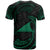 Tokelau Polynesian Custom T Shirt Green Tribal Wave - Polynesian Pride