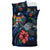 Fiji Polynesian Bedding Set - Blue Turtle Hibiscus - Polynesian Pride