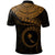 Chuuk Polynesian Polo Shirt Truk Waves (Golden) - Polynesian Pride