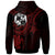 Tonga Custom Hoodie Red Turtle - Polynesian Pride