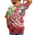 YAP Polynesian T Shirt Summer Plumeria (Red) - Polynesian Pride